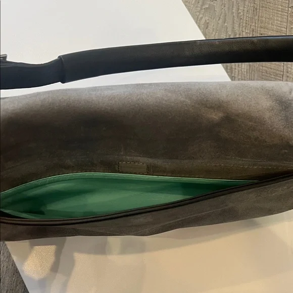 Tiffany & Co. - Vintage Gray Suede Bag - Made in Italy - Picture 11 of 17